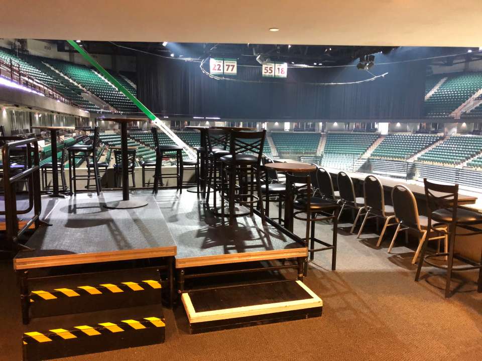 Seating in the Thunder Terrace