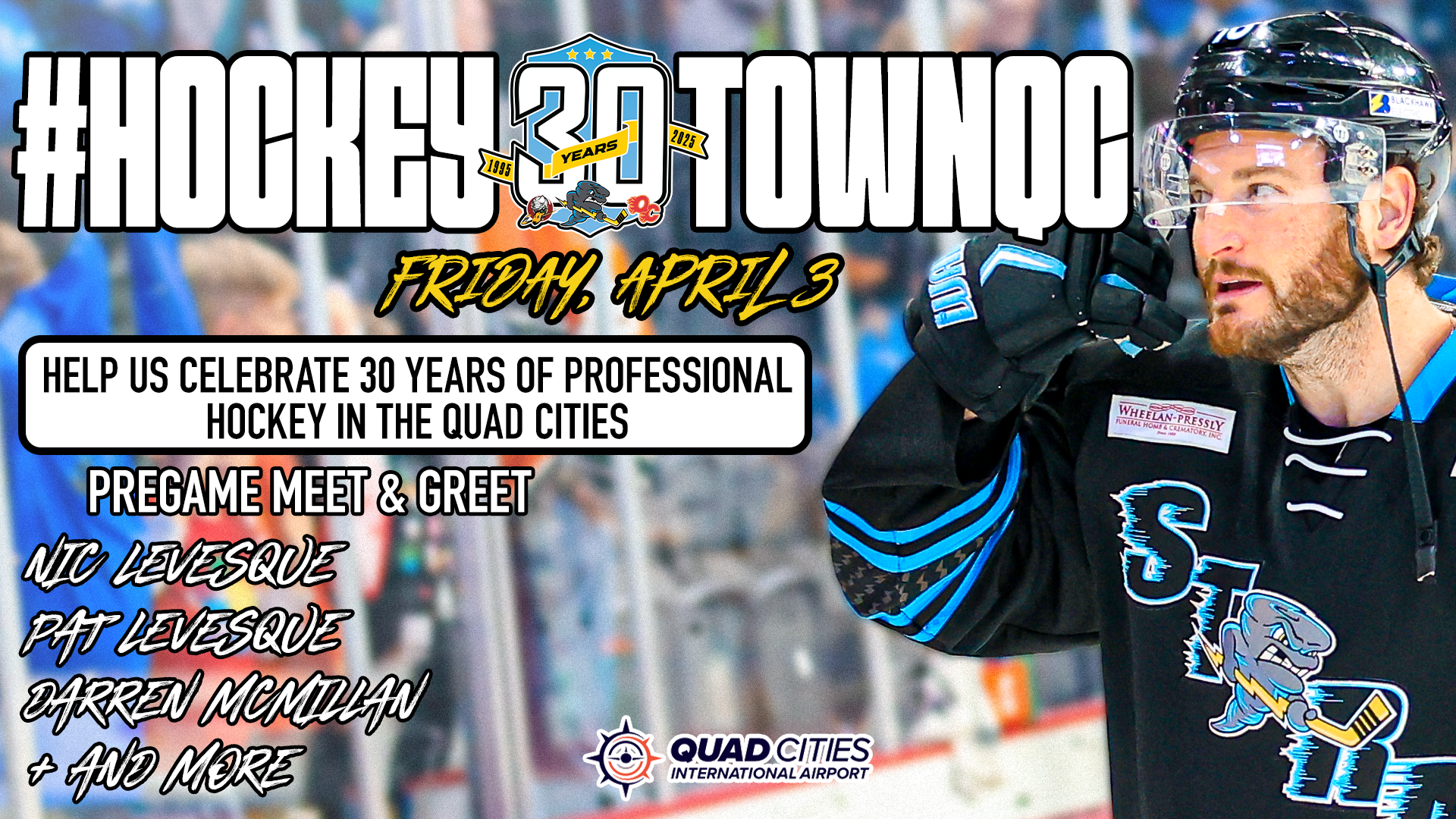 #HockeyTownQC Graphic